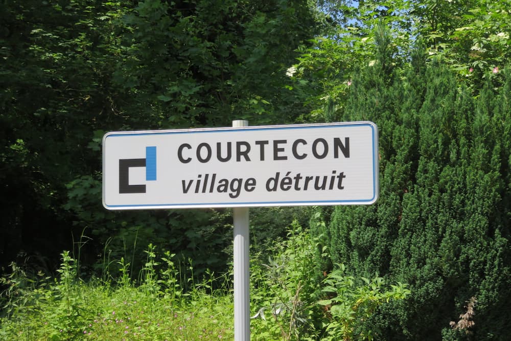 Courtecon Destroyed Village #1