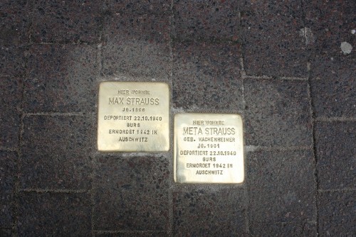 Stolpersteine Kaiserstrae 34a #1