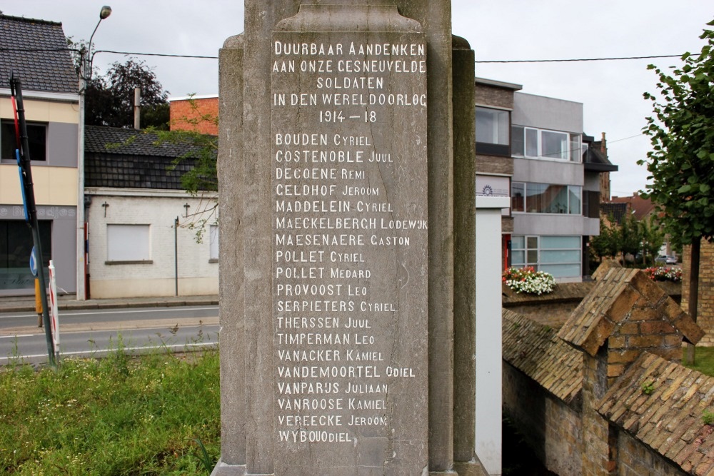 Oorlogsmonument - Heilig Hartbeeld Esen #5