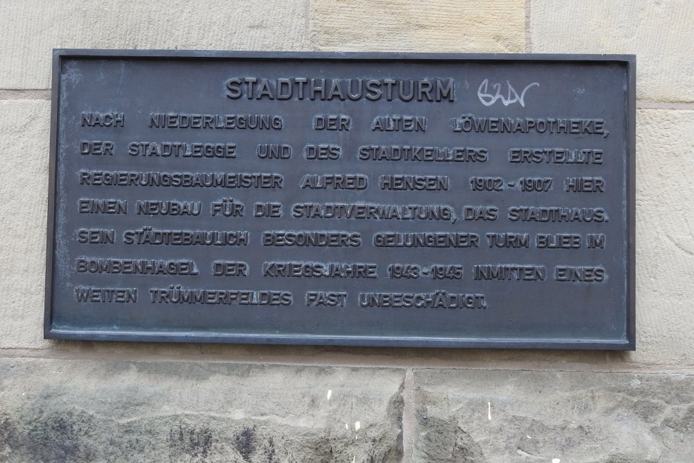 Memorial Stadthausturm #1