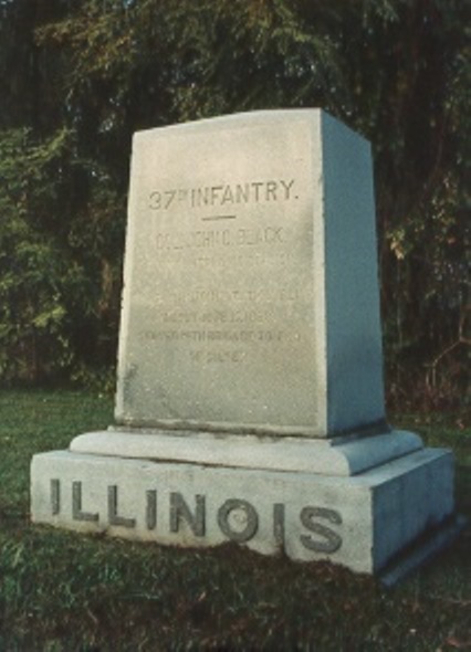 37th Illinois Infantry (Union) Monument #1