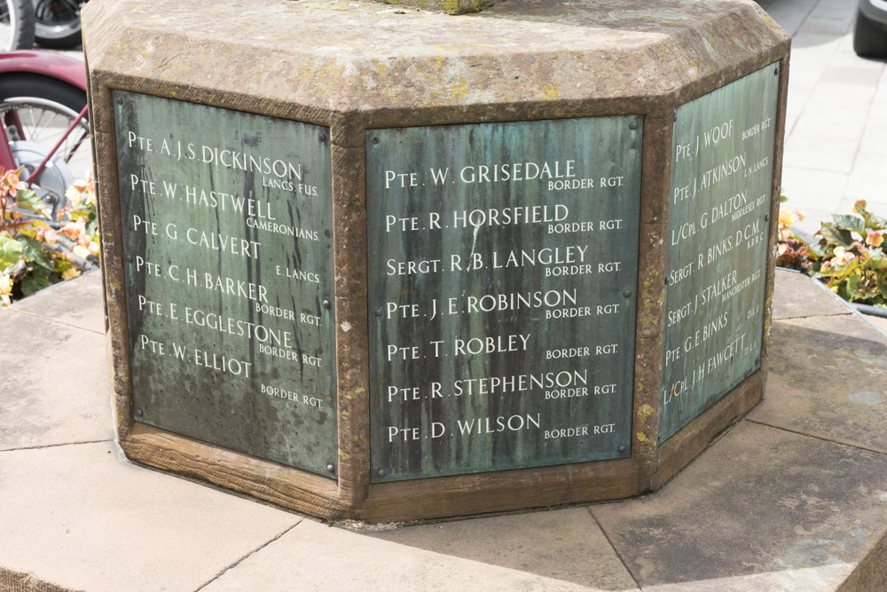 Oorlogsmonument Kirkby Stephen #2