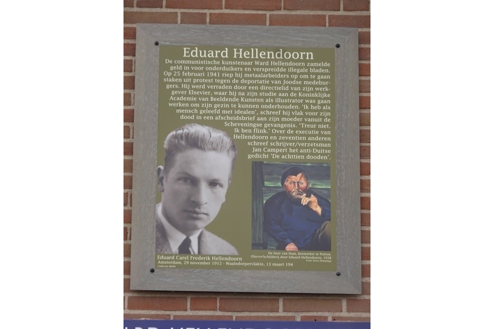 Memorial Plates De Aker Eduard Helledoornstraat #1