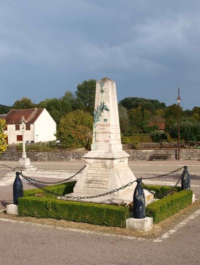 Oorlogsmonument taule