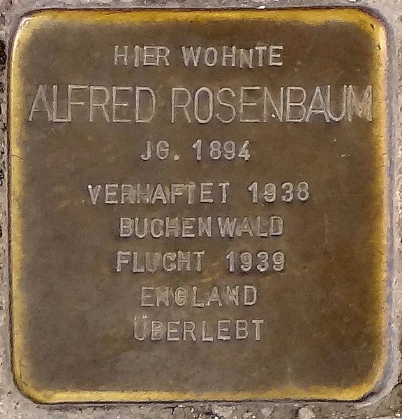 Stolpersteine Rankestrae 1 #1