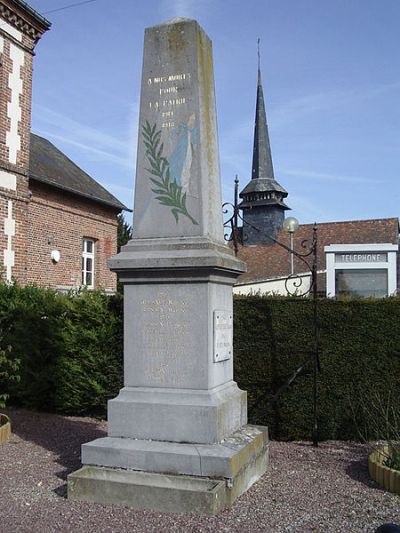 Oorlogsmonument Landepreuse