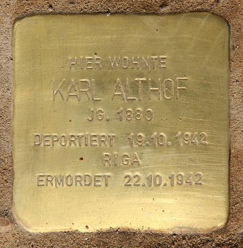 Stolpersteine Hermannstraße 123 #3