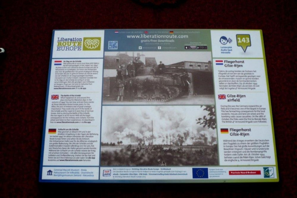Liberation Route Marker 143: Gilze-Rijen airfield #4