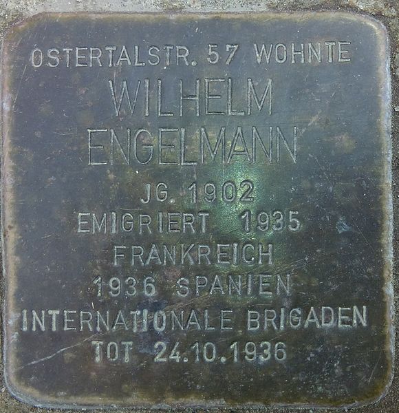 Stolpersteine Wibiloplatz #3