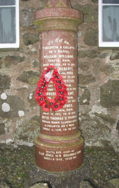 Oorlogsmonument Rhiw