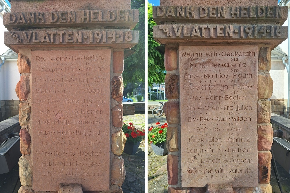 Oorlogsmonument Vlatten #4