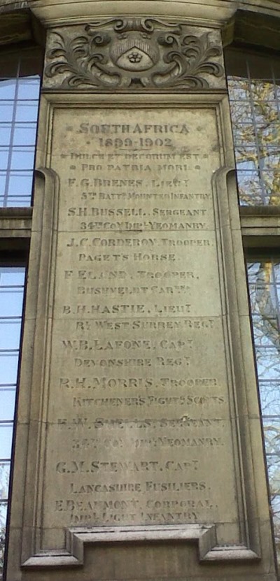 Monument Boerenoorlog Dulwich College #1