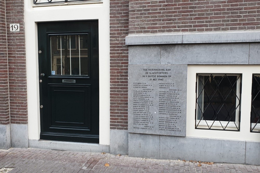 Memorial Stone Victims German Bombardment May 11, 1940