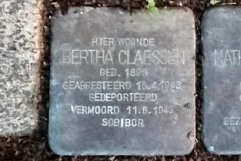 Stolpersteine Bergstraat 8 #2