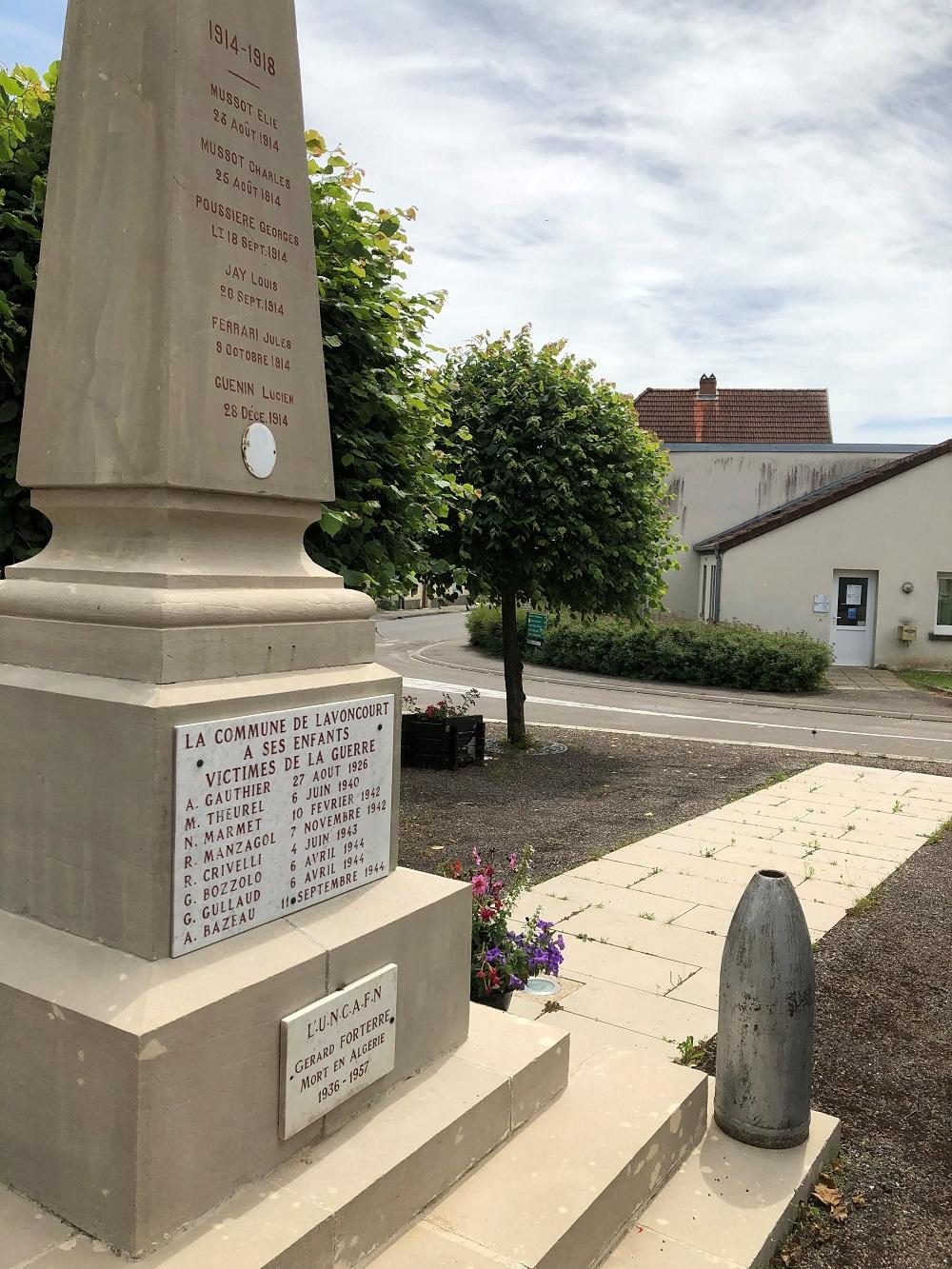 Oorlogsmonument Lavoncourt #3