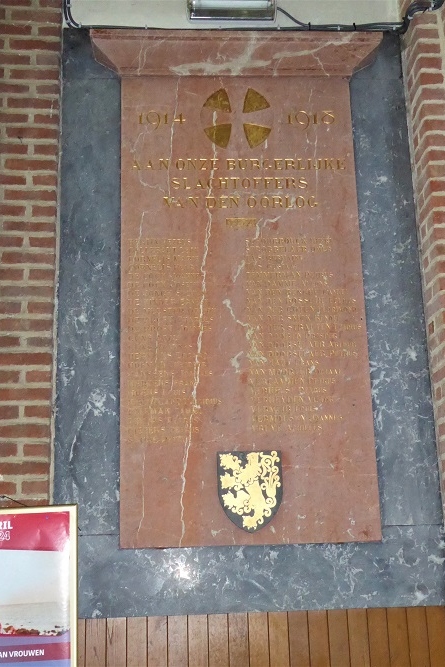 Gedenkteken Sint-Egidiuskerk Sint-Gillis-Dendermonde #3