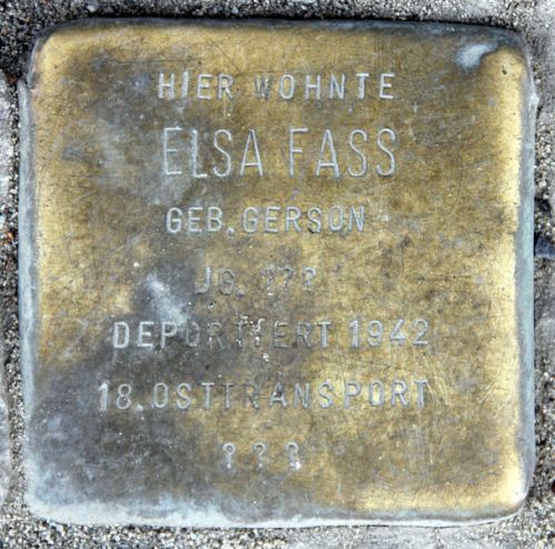 Stolperstein Schlesische Strae 20