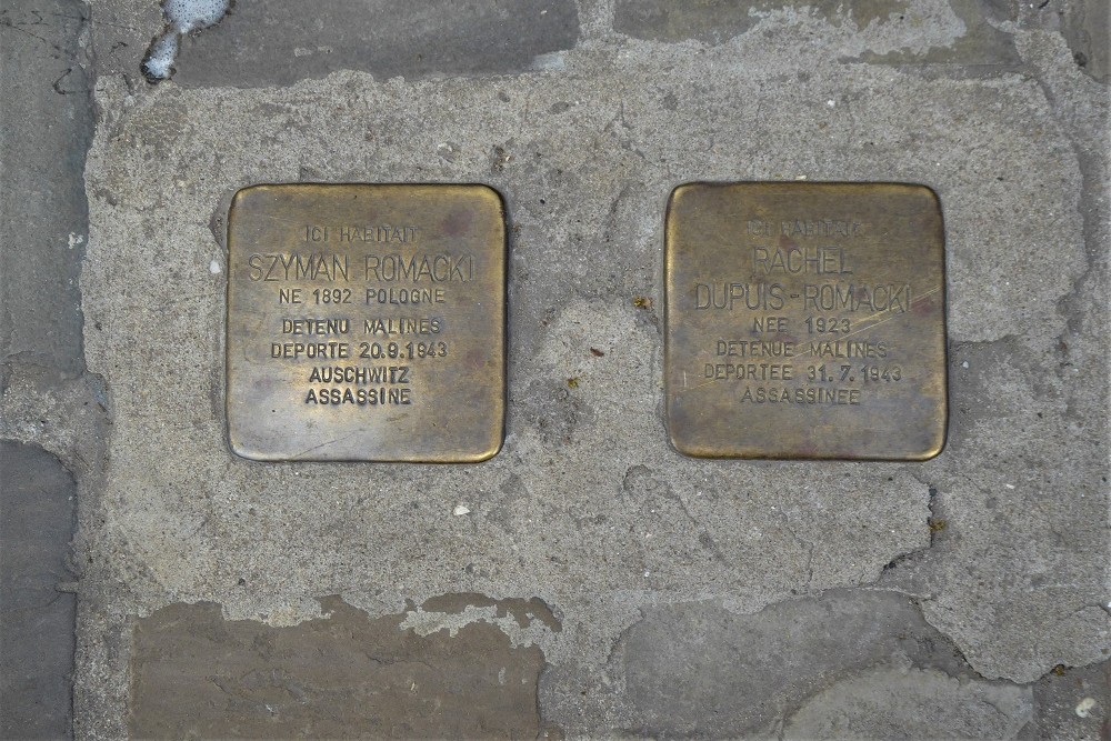 Stolpersteine Huidevettersstraat 161