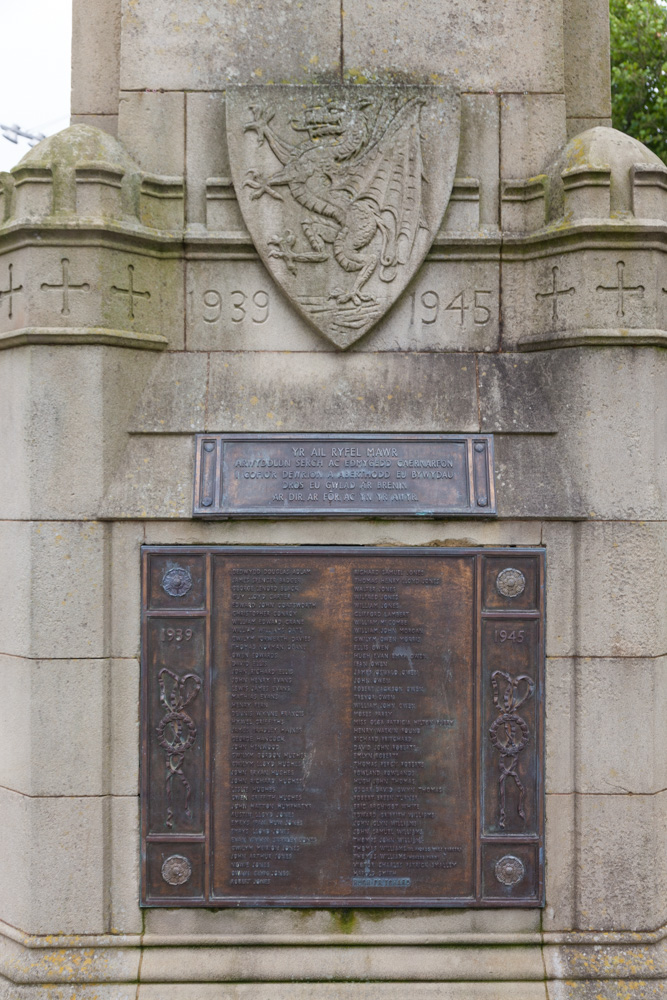 Oorlogsmonument Caernarfon #4