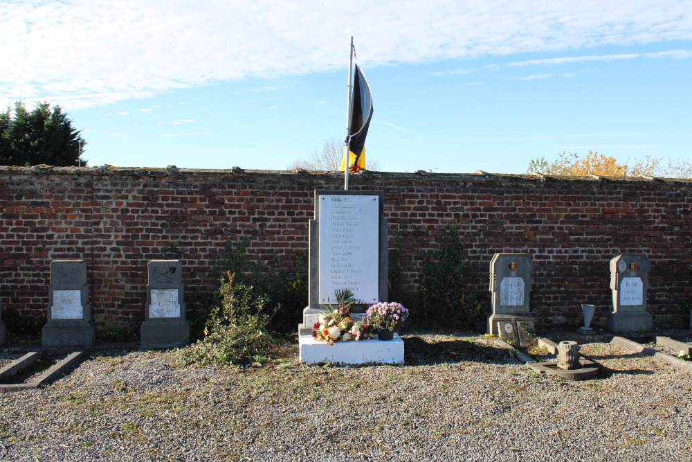 Oorlogsmonument Begraafplaats Morlanwelz	 #1