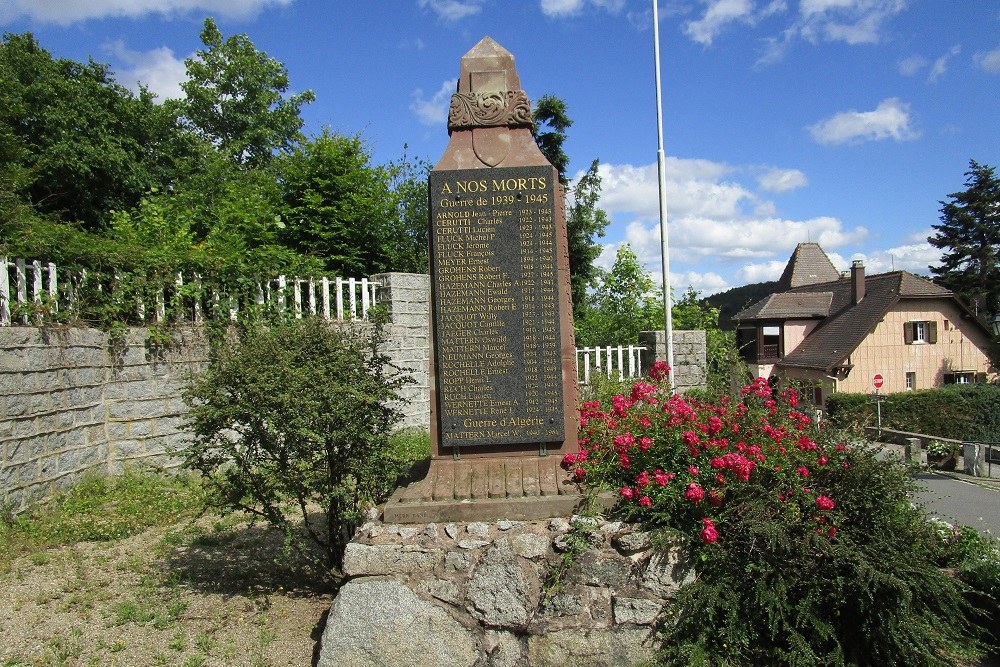 War Memorial Le Hohwald #2