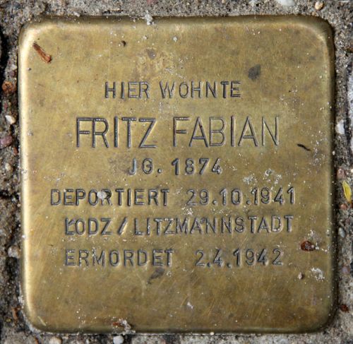 Stolpersteine Sybelstraße 66 #2