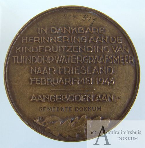 Commemorative Medal Tuindorp - Watergraafsmeer #2