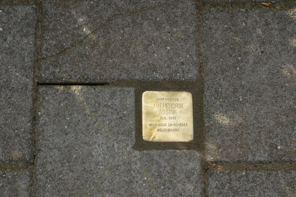 Stolperstein Billitonstraat 32 #1