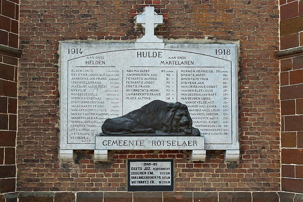 Oorlogsmonument Rotselaar #4