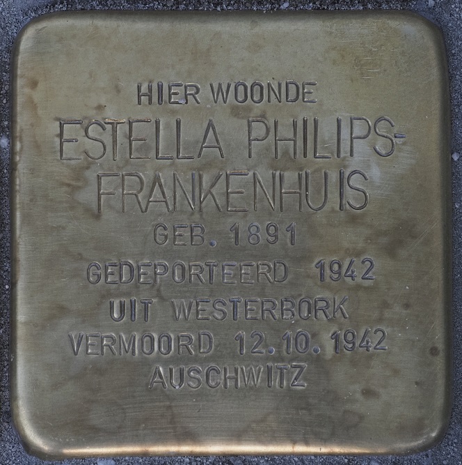 Stolpersteine Bergpoortstraat 11 (nu nr. 1) #4