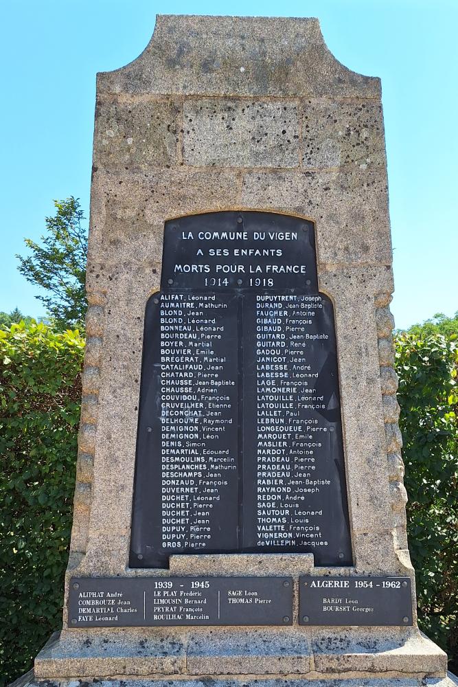 Oorlogsmonument Le Vigen #2