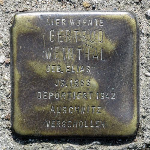 Stolpersteine Schillingstraße 14 #2