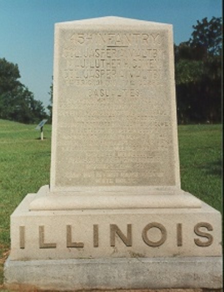 Monument 45th Illinois Infantry (Union)