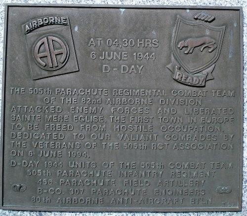 505 Parachute Infantry Regiment Memorial #3