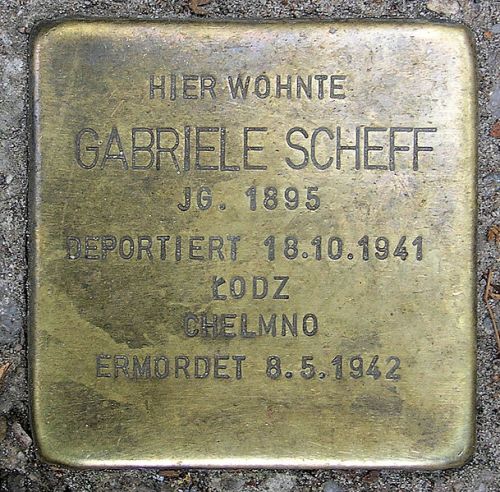 Stumbling Stones Goßlerstraße 21 #3