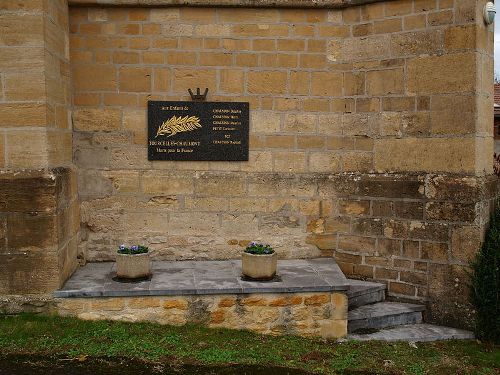 Oorlogsmonument Tourcelles-Chaumont