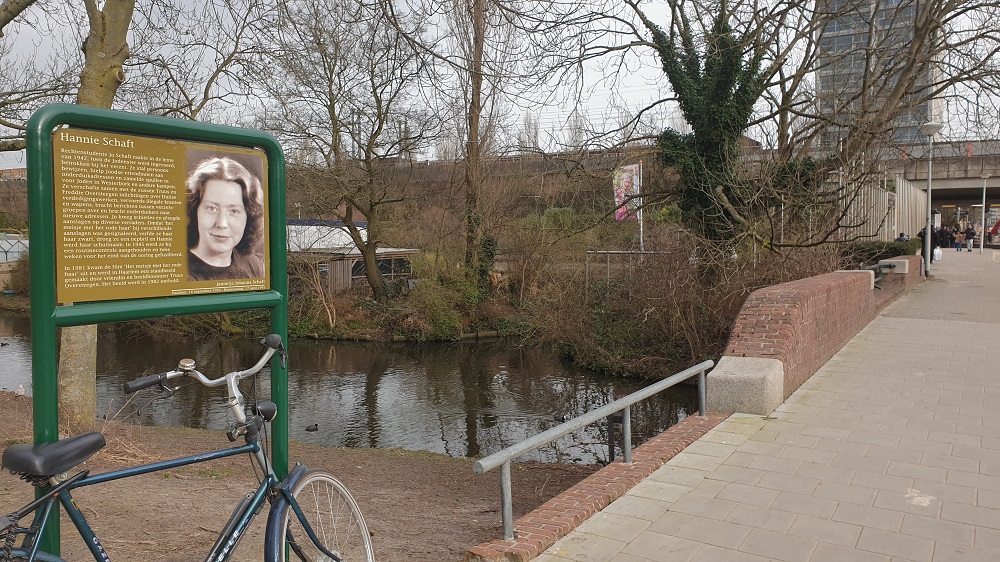 Herdenkingsborden Slotermeer Hanny Schaftbrug #2