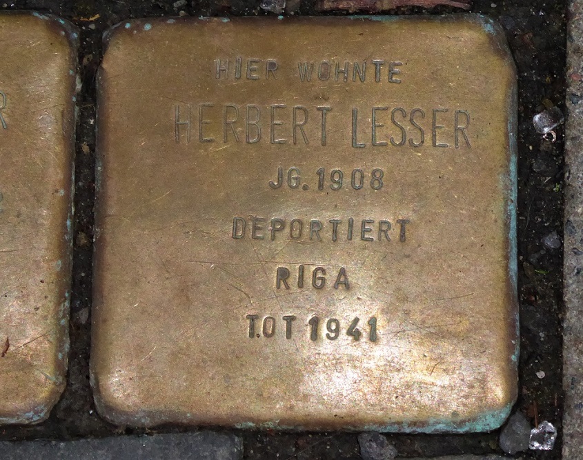 Stolpersteine Friedensstrae 8 #3