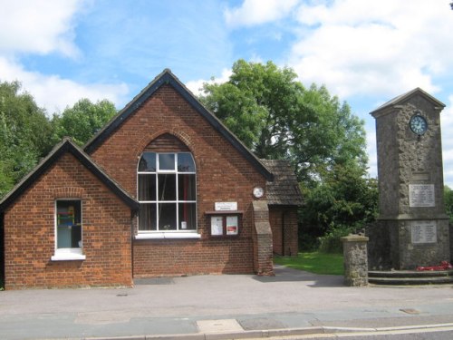 Oorlogsmonument Dunton Green