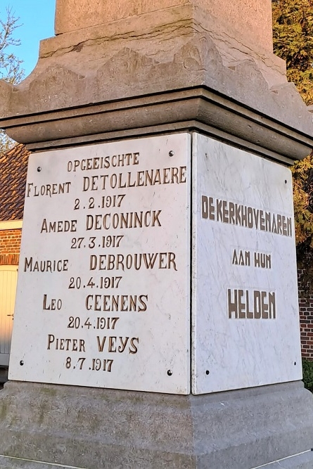 Oorlogsmonument Kerkhove	 #3