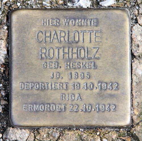 Stolperstein Nassauische Strae 47