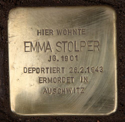 Stolpersteine Uhlandstrae 54 #5