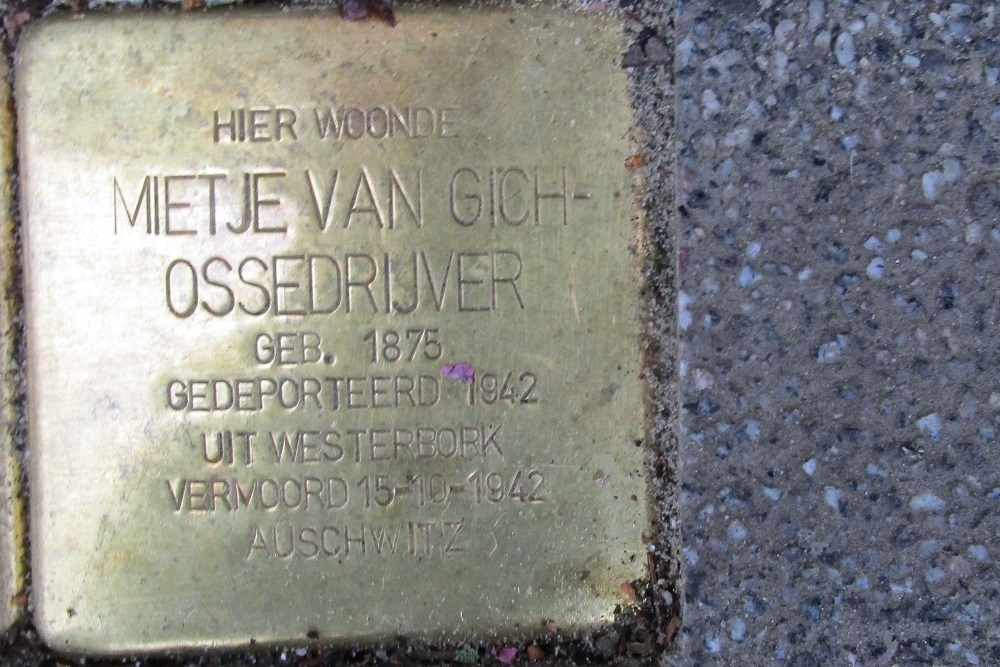 Stolpersteine Rodenrijselaan 46a #3