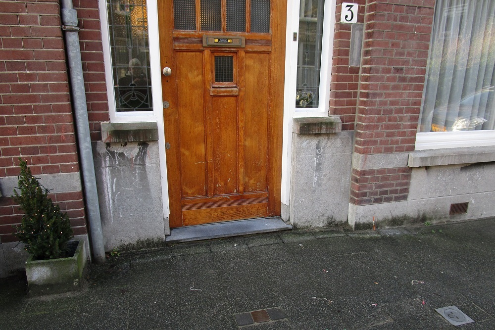 Stumbling Stone Van Imhoffstraat 3 #3
