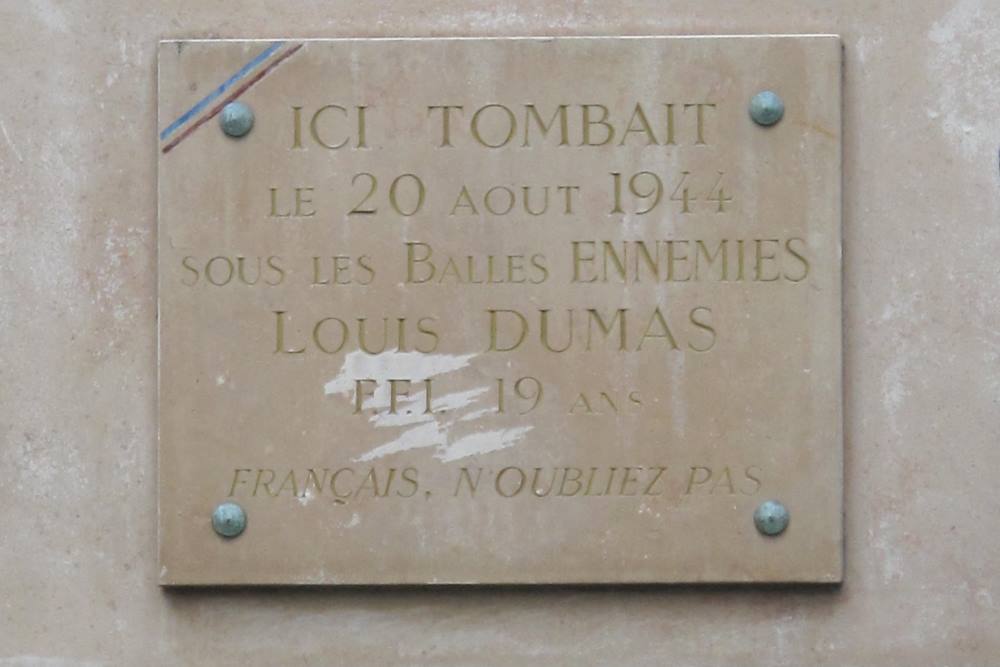 Gedenkteken Louis Dumas #1