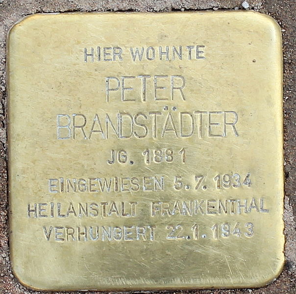 Stolperstein Obere Strae 7