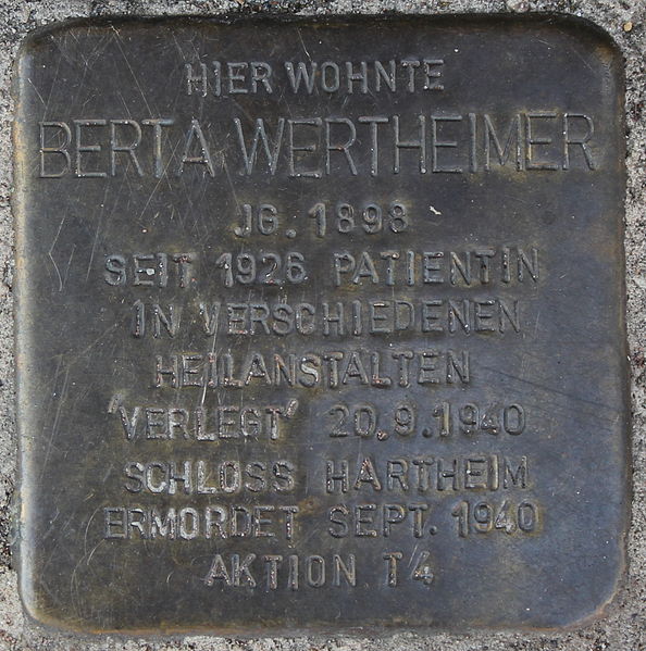 Stolpersteine Gaustrae 1 #2