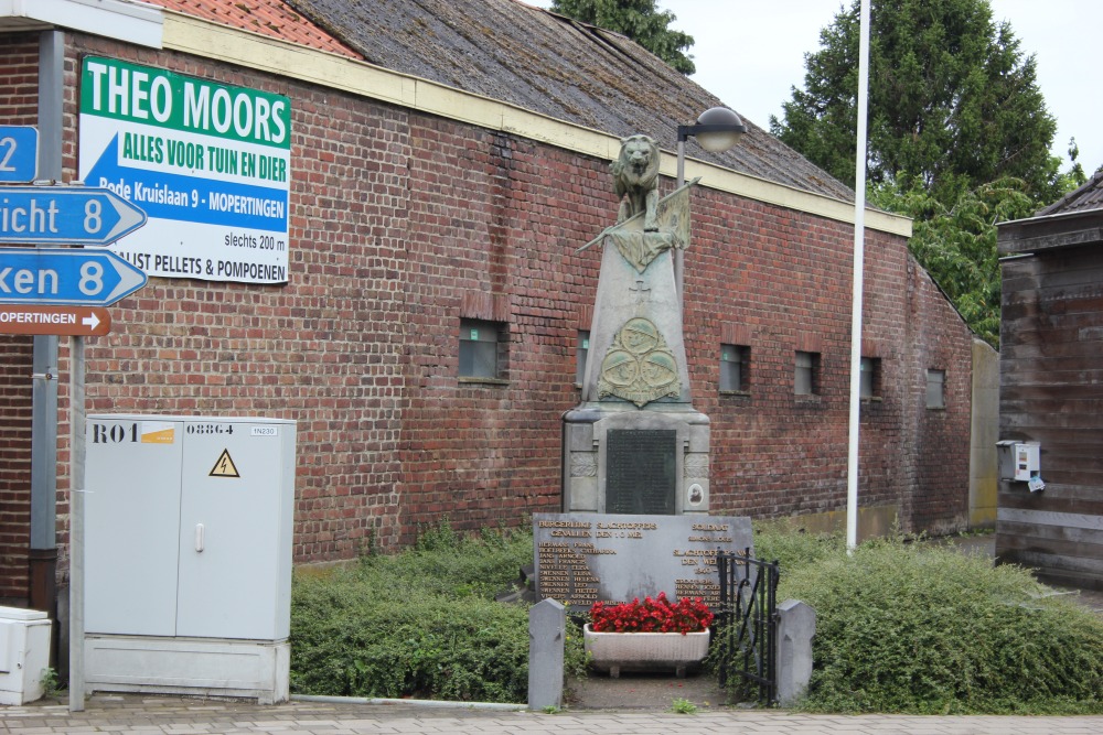 Oorlogsmonument Mopertingen