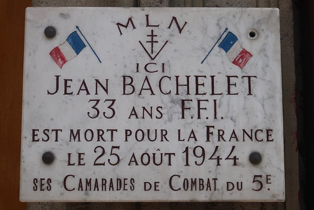 Gedenkteken Jean Bachelet