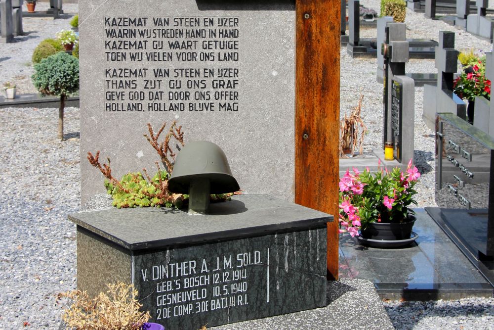 Dutch War Grave H Martinus Cemetery Neer #2